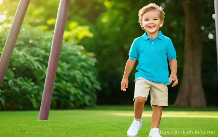 폴로키즈 여름 세트 아이템 - **Prompt: Joyful Summer Playground Adventure**
Generate an image of a happy, active child, appro...